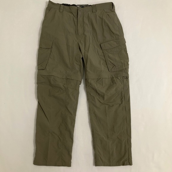 REI Other - REI Sahara Convertible Pants Mens L Nylon Cargo Elastic Waist Hiking Gorpcore